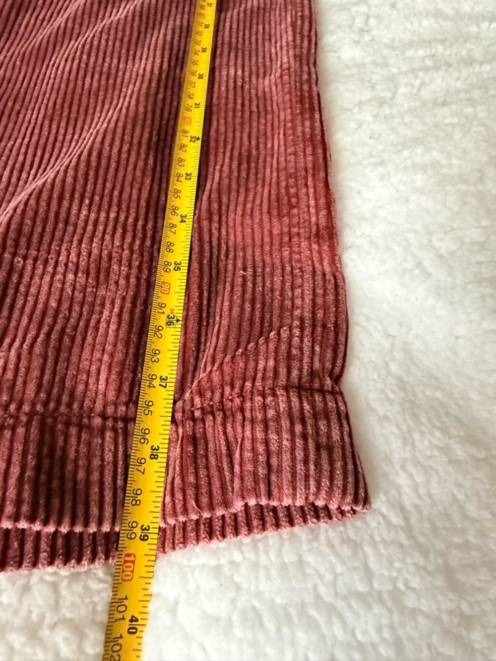 American Eagle Outfitters Stretch Corduroy Pants in Rusty Rose Size M - Picture 10 of 12